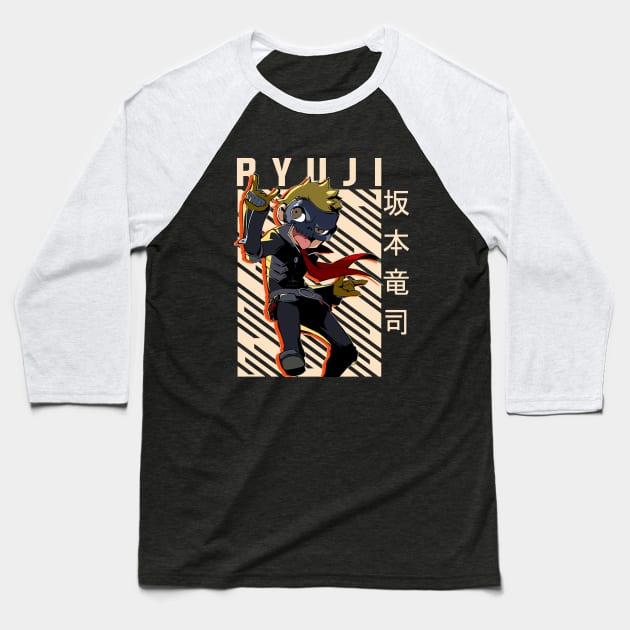 Ryuji Sakamoto - Persona 5 Baseball T-Shirt by Otaku Emporium